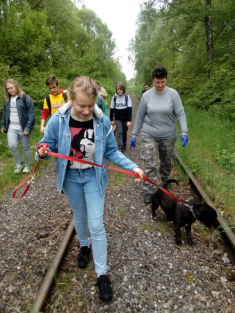 Wolontariusze w Schronisku dla bezdomnych zwierząt w Częstochowie 2019